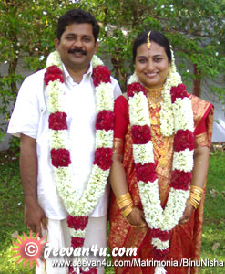 Binu Hariharan Perumbral Nisha Somasekharan Veliyathu Wedding Photos